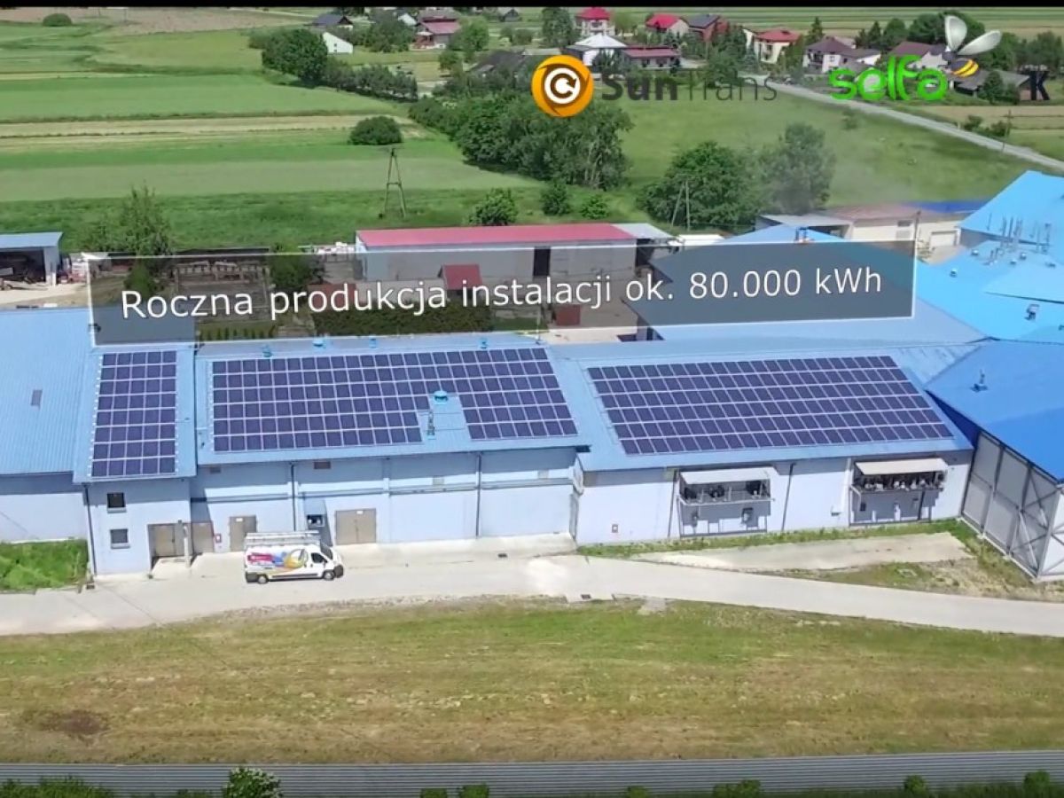 Power of the system: 80,0 kWp, Location: Szczurowa (woj. małopolskie), Project: Suntrans Przeworsk