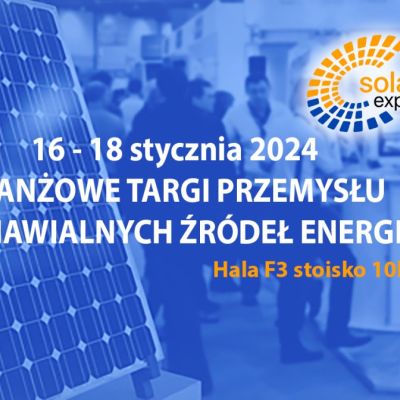 Selfa na Targach Solar Energy Expo 16-18 stycznia