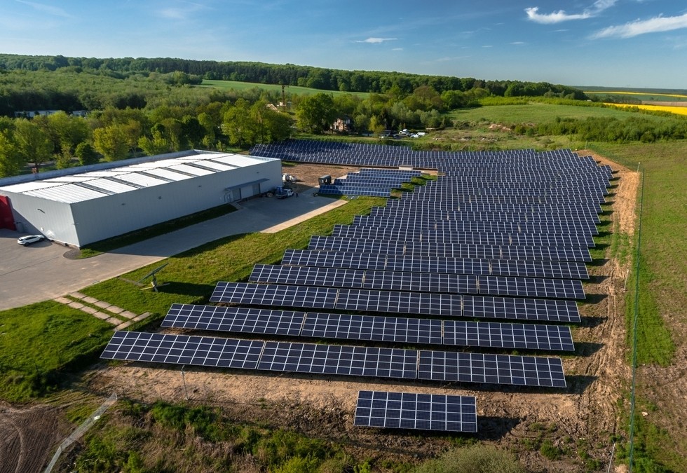 0.95 MW solar farm in Stare Czarnowo